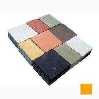 Тротуарная плитка сухопрессованная «Львовский камень» оранжевая 60 мм (кв.м)