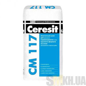 Клей для керамогранита и натурального камня Церезит СМ 117 (Ceresit CM 117) (25 кг)