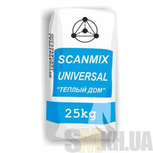 Клей для минеральной ваты Сканмикс Универсал (Scanmix UNIVERSAL) «Теплый дом» (25 кг)