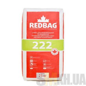 Клей для пенопласта и минеральной ваты Редбег 222 (Redbag 222) (армирование)