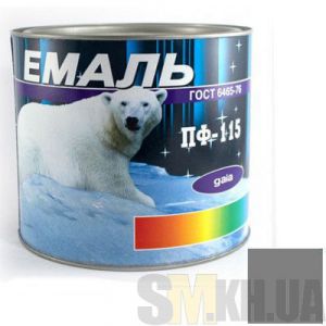 Краска Эмаль ПФ-115 серая (2,5 кг)