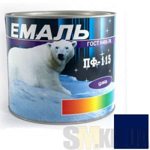 Краска Эмаль ПФ-115 синяя (2,5 кг)