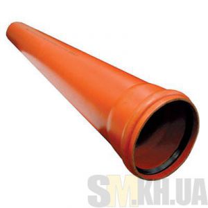Труба для наружной канализации 100 мм (2 м) 3,2 мм