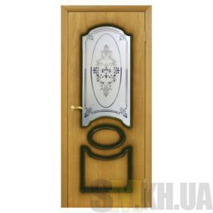 Двери межкомнатные ОМиС «Виктория» (полотно со стеклом с фотопечатью)