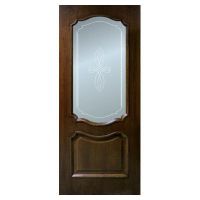 Двери межкомнатные ОМиС «Кармен» (полотно со стеклом с контурным рисунком)