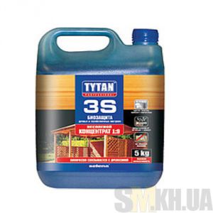 Деревозащитное средство Титан (Tytan 3S) зеленый 5 кг (биозащита)