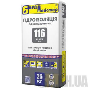Гидроизоляционная смесь Будмайстер КРИТТЯ-116 (25 кг)
