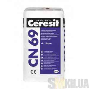 Самовыравнивающаяся смесь для пола Церезит СН 69 (наливной пол Ceresit CN 69) (3-15 мм) (25 кг)