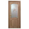 Двери межкомнатные ОМиС «Адель ПВХ» (полотно со стеклом с контурным рисунком)